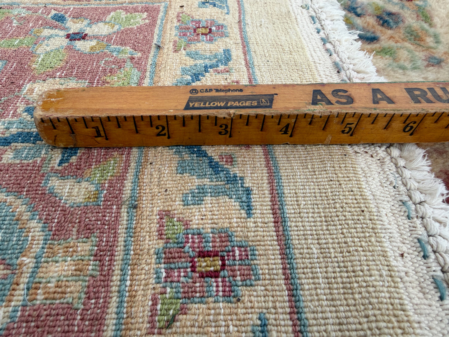 9’8”x19’ Antique Hand-Knotted Wool Persian Kerman Area Rug
