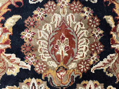 12’1”x15’2” Hand-Knotted Wool Agra Area Rug Handmade All-over Carpet