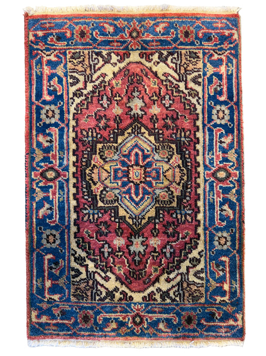 Hand-Knotted IndoHeriz Rug - 2’x3’