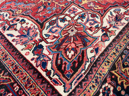 Hand-Knotted Persian Heriz Rug - 9’8”x13’2”