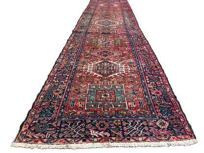 Hand-Knotted Karaja Runner - 3’11”x16’3”