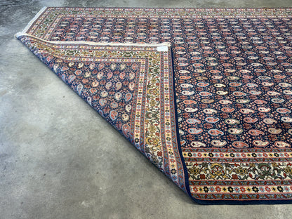 7’10”x11’7” Hand-Knotted Wool Persian Malayer Paisley Area Rug