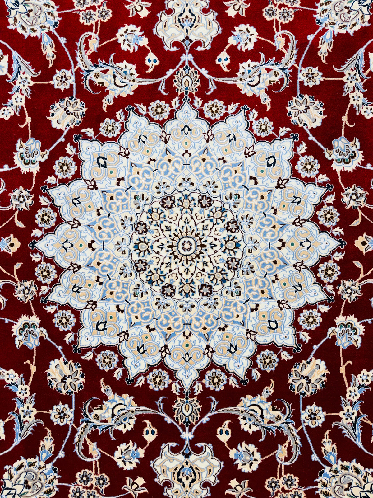 Hand-Knotted 6 La Persian Nain Rug - 6'7"x9'6"