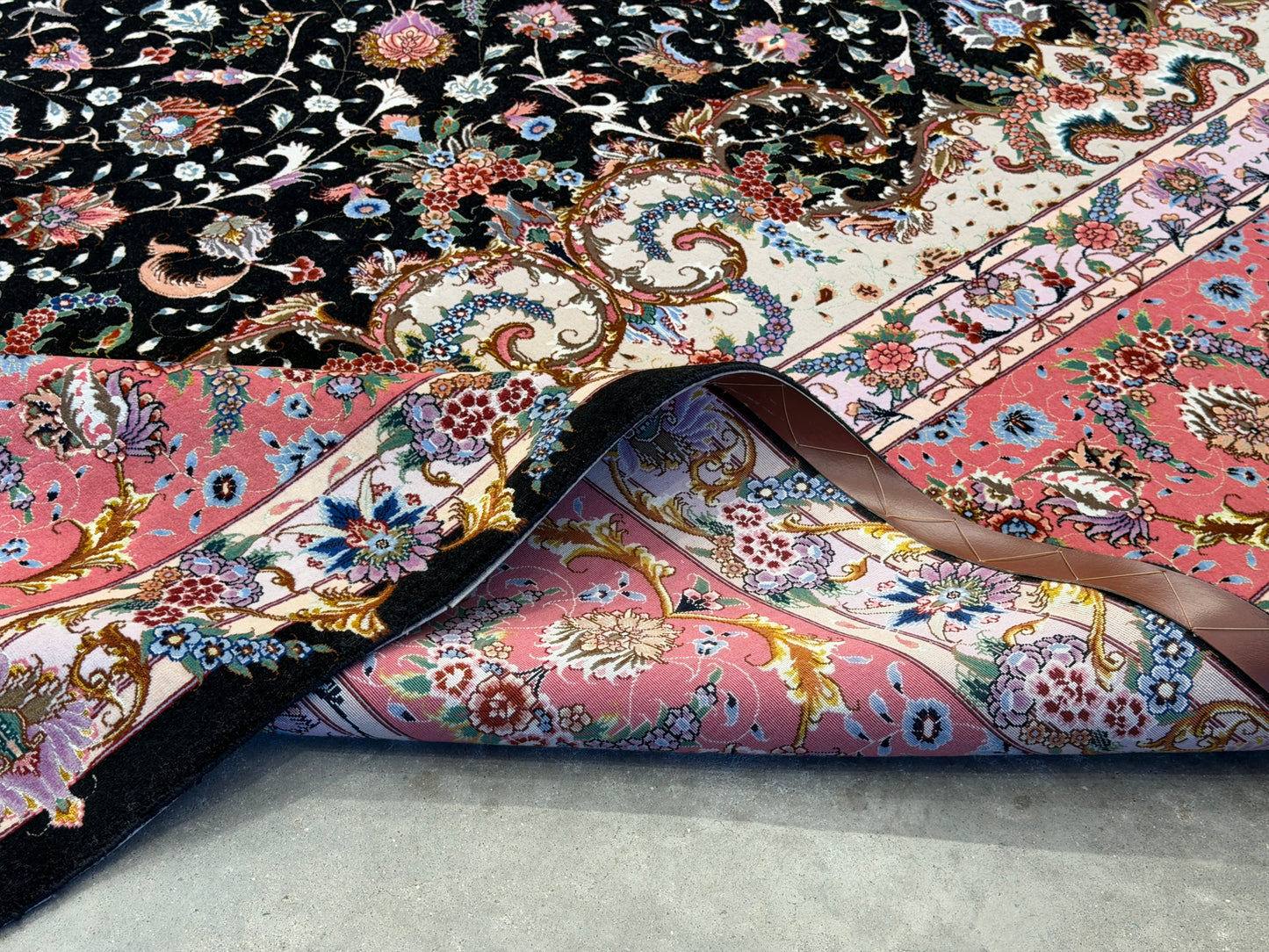 Hand-Knotted 70 Raj Persian Tabriz Rug - Signed Faizi - 9’10”x13’4”