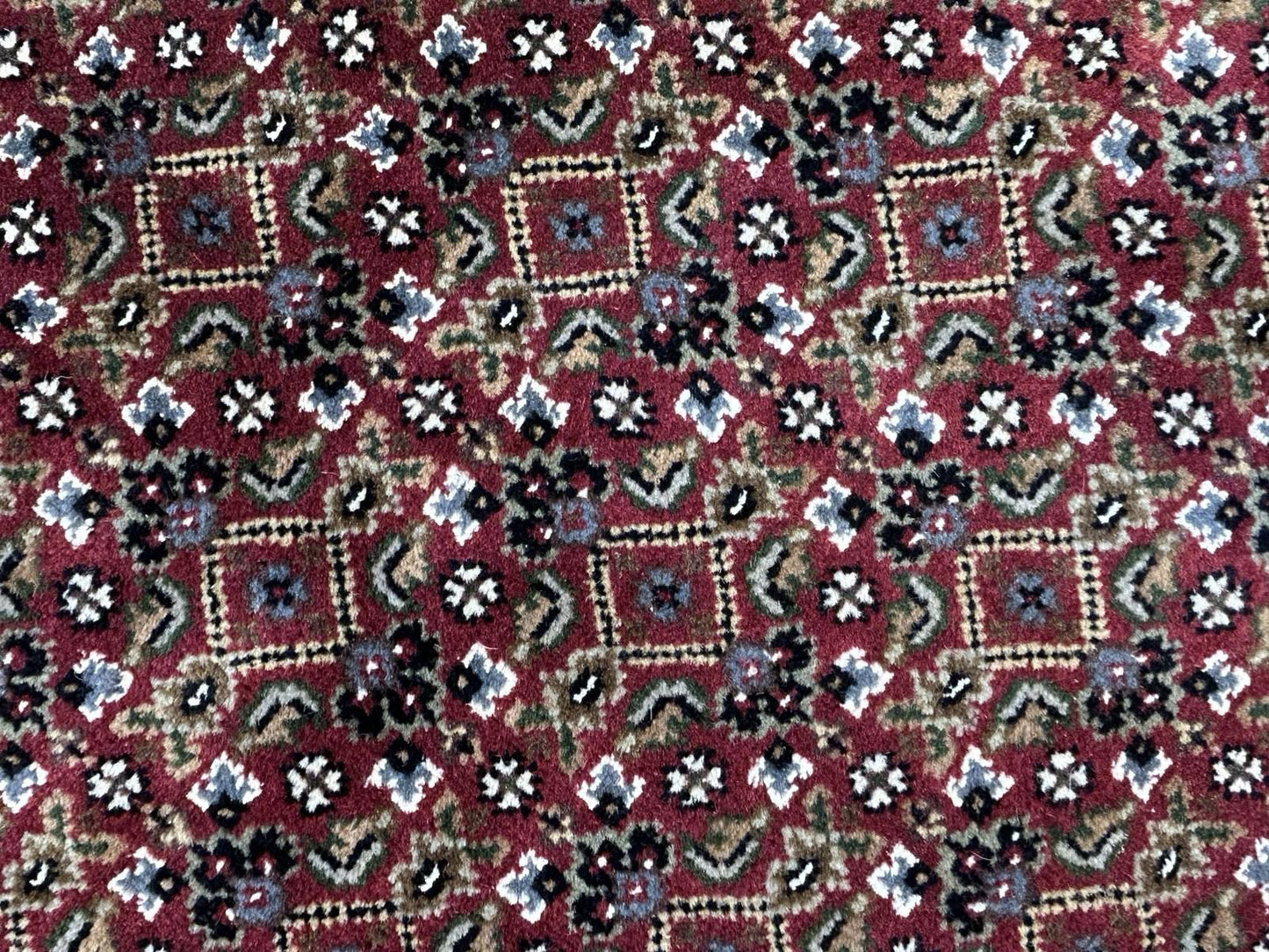 10’ Diameter Hand-knotted Wool Round Area Rug - Handmade Carpet 10x10 Burgandy