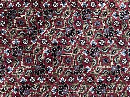 10’ Diameter Hand-knotted Wool Round Area Rug - Handmade Carpet 10x10 Burgandy