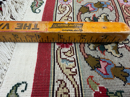 11’6”x16’3” Hand-Knotted Very Fine Wool Persian Tabriz Area Rug 60 Raj