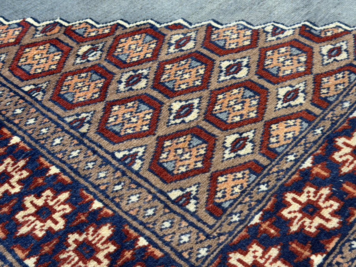 Hand-Knotted Bokhara Rug - 3'11"x6'