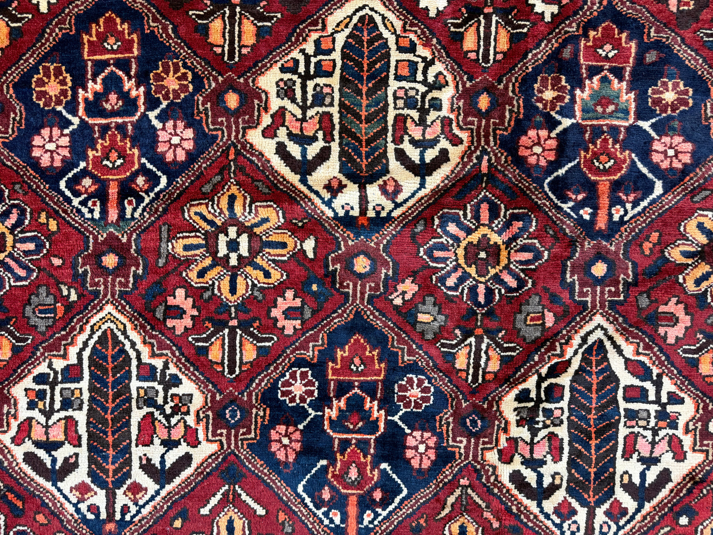 Hand-Knotted Persian Bakhtiari Rug - 10’x12’7”