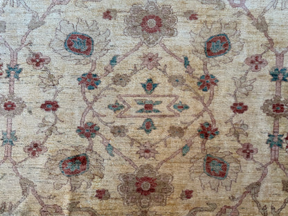 Hand-knotted Oushak Rug - 12’x15’