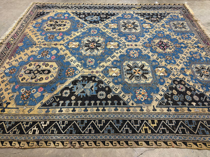 Antique Flatweave Soumak Rug - 8’6”x10’