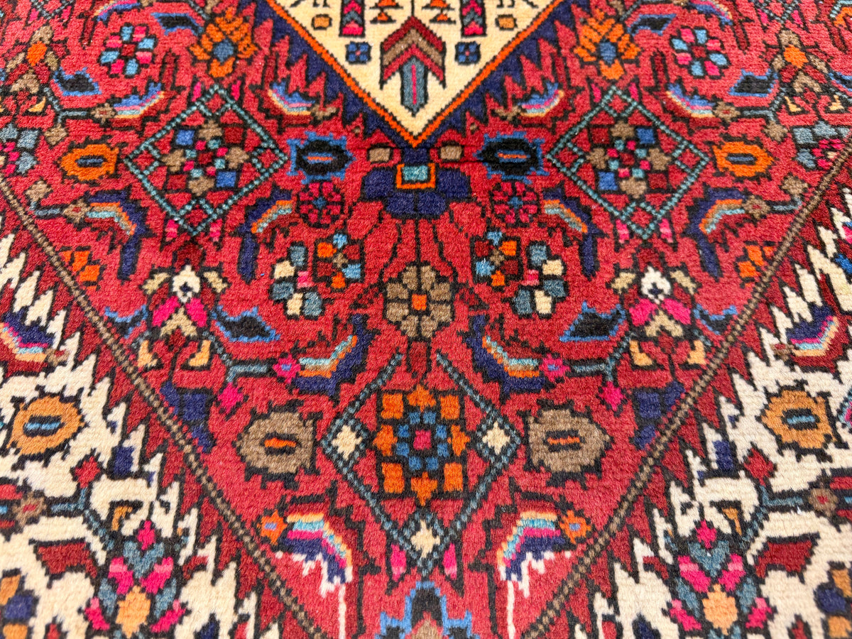 Hand-Knotted Persian Bidjar Gholtogh Rug - 4'x6'7"
