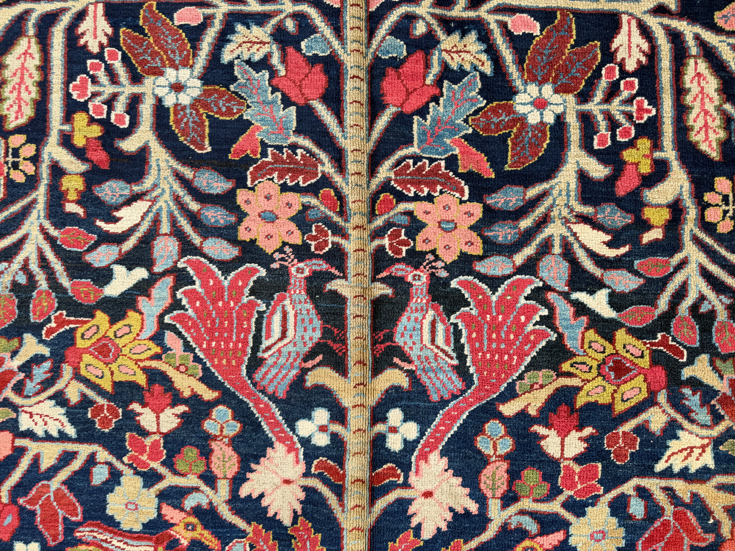 Hand-Knotted Antique Persian Heriz Rug - 12’6”x22’6”