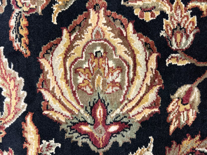 12’1”x15’2” Hand-Knotted Wool Agra Area Rug Handmade All-over Carpet