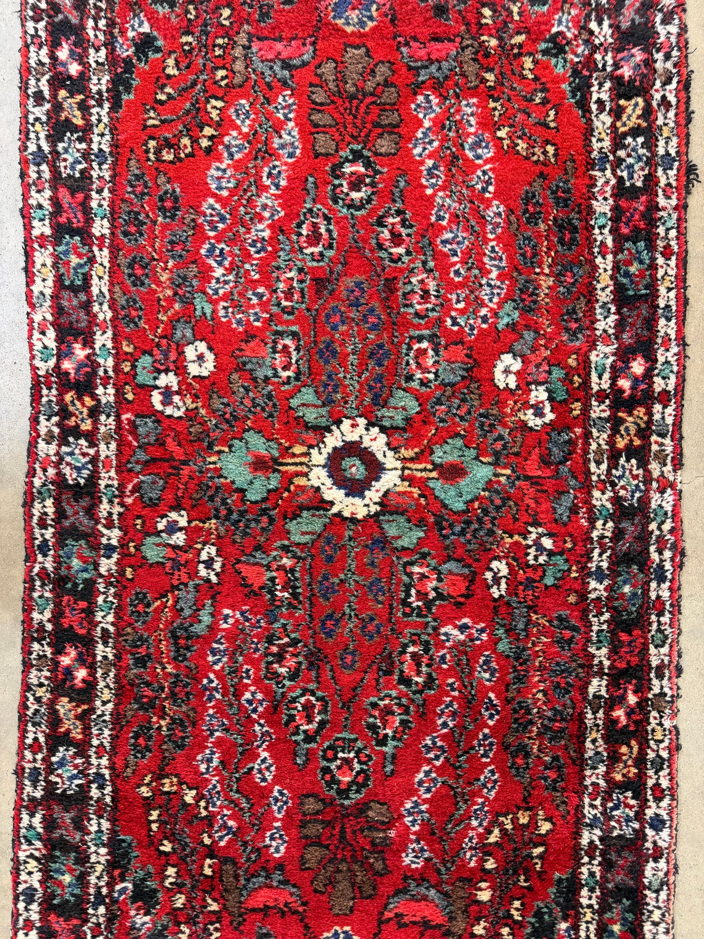 Hand-Knotted Sarouk Runner - 2’9”x18’3”