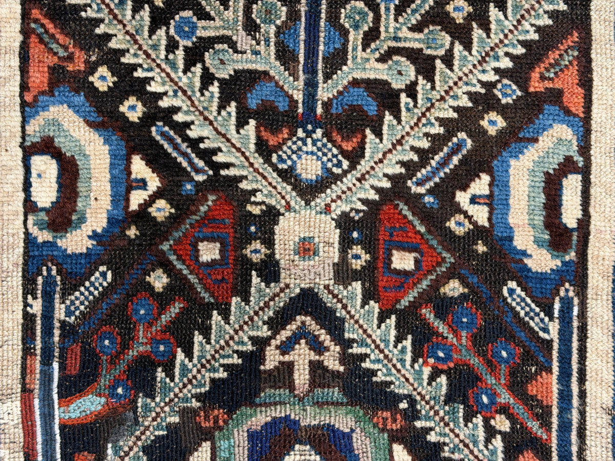Antique Hand-Knotted Russian Kazak Rug - 4’3”x9’4”