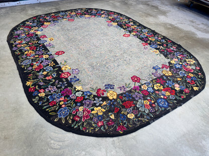 Antique French Needlepoint Rug - 8’3”x10’7”