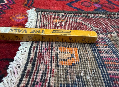 Hand-Knotted Persian Hamadan Rug - 7’6”x9’7”