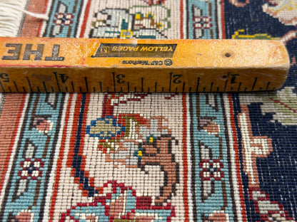 Hand-Knotted 60 Raj Persian Tabriz Rug - 6’10”x10’2”