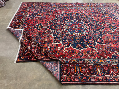 10’x12’5” Hand-Knotted Persian Bakhtiari Area Rug