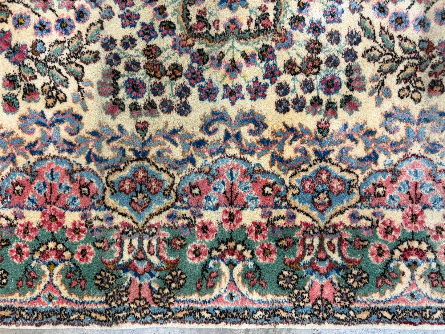 Hand-Knotted Antique Kerman Runner - 3’x21’10”