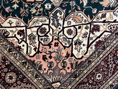 9’9”x13’10” Hand-Knotted Wool IndoHeriz Oriental Area Rug