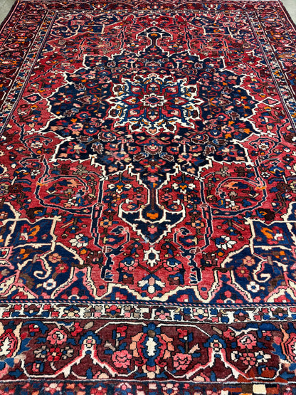10’x12’5” Hand-Knotted Persian Bakhtiari Area Rug