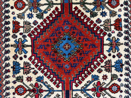 Hand-Knotted Yalameh Runner - 2’8”x12’5”