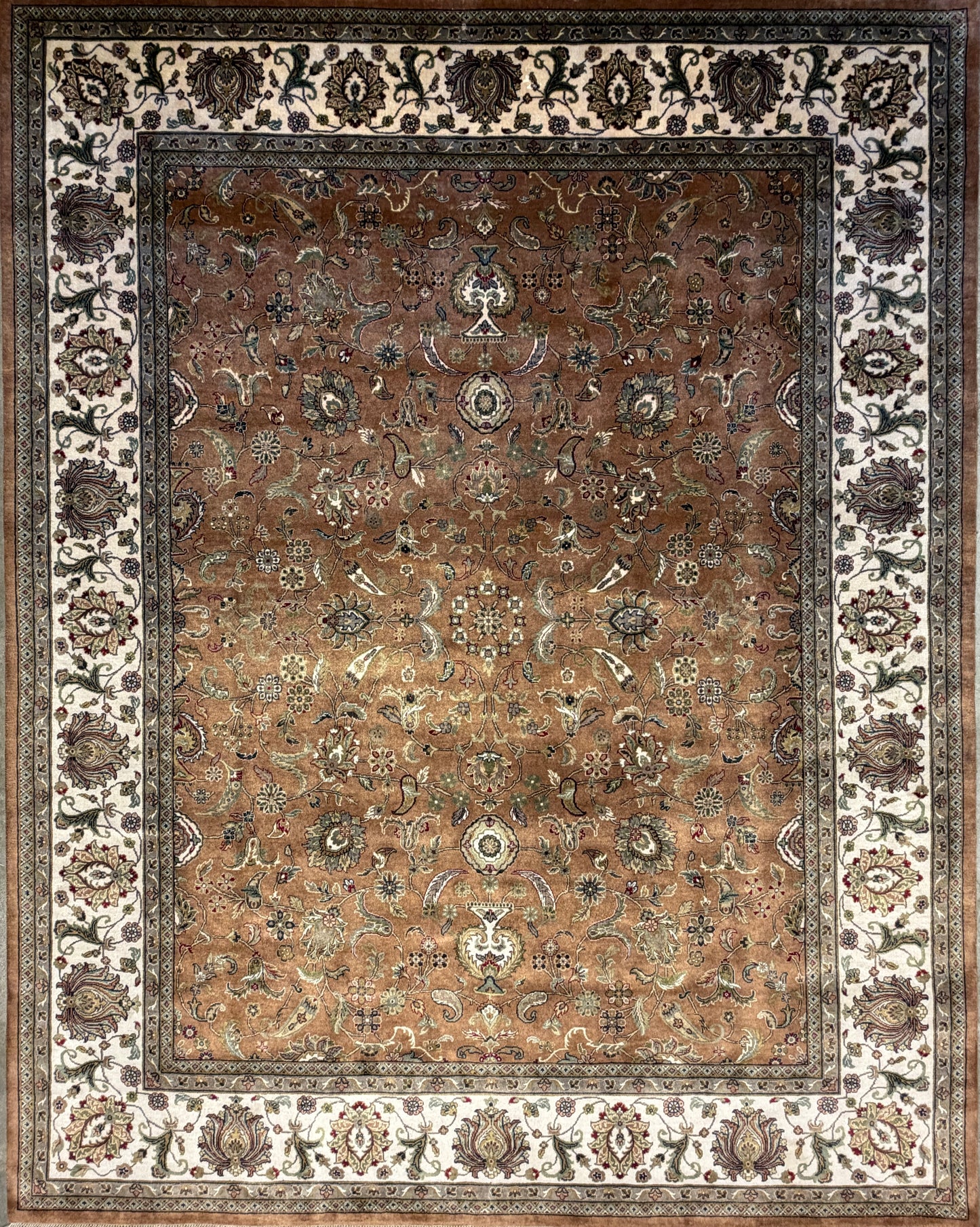 7’11”x9’11” Hand-Knotted Handmade Fine Wool PakPersian Area Rug
