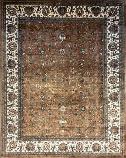 7’11”x9’11” Hand-Knotted Handmade Fine Wool PakPersian Area Rug