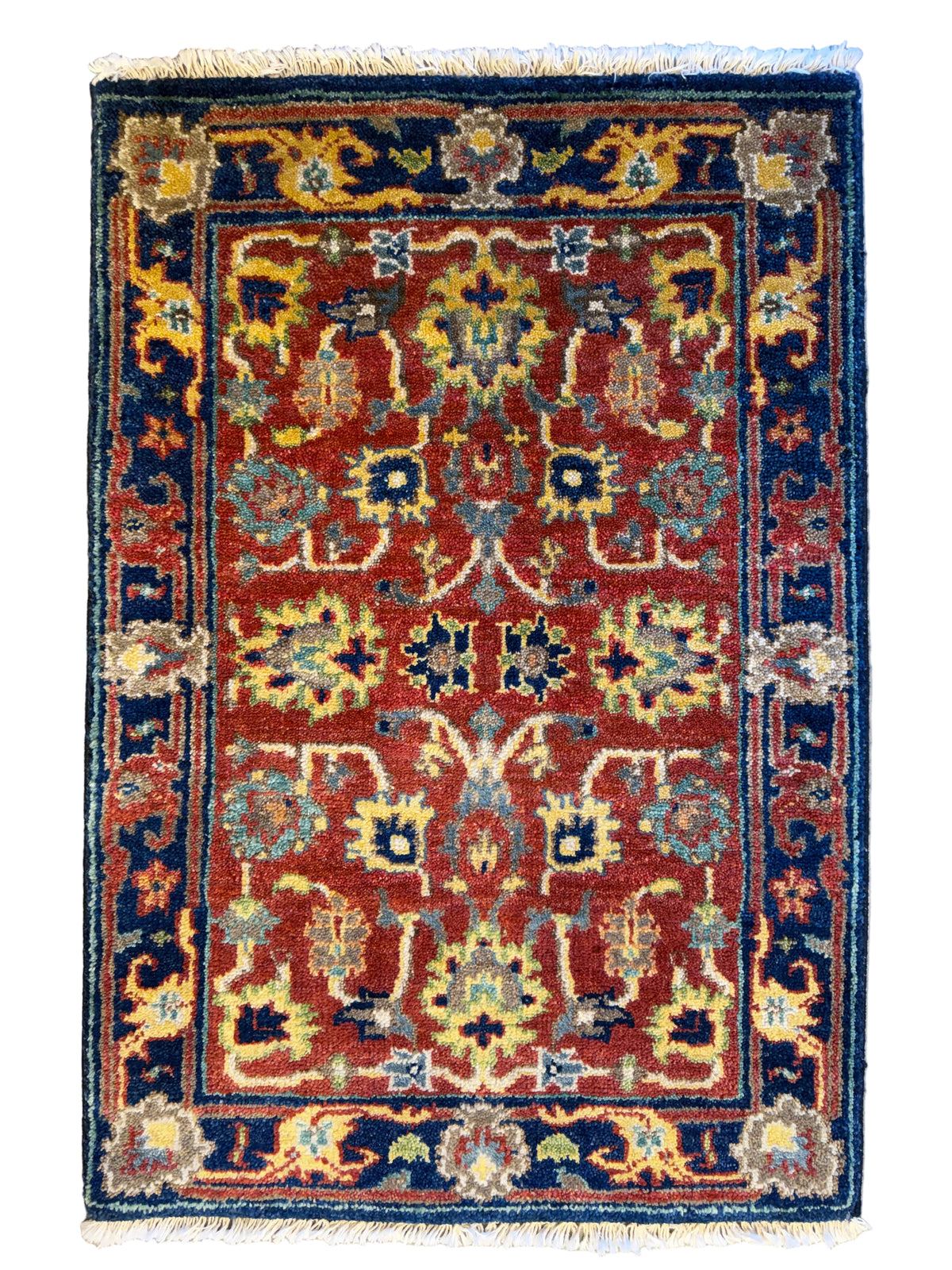 Hand-Knotted IndoHeriz Rug - 2’x3’