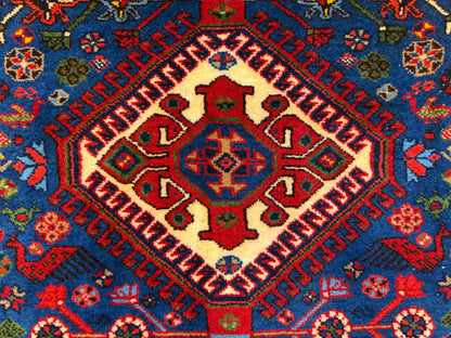 Hand-Knotted Yalameh Persian Runner - 2’11”x18’4”
