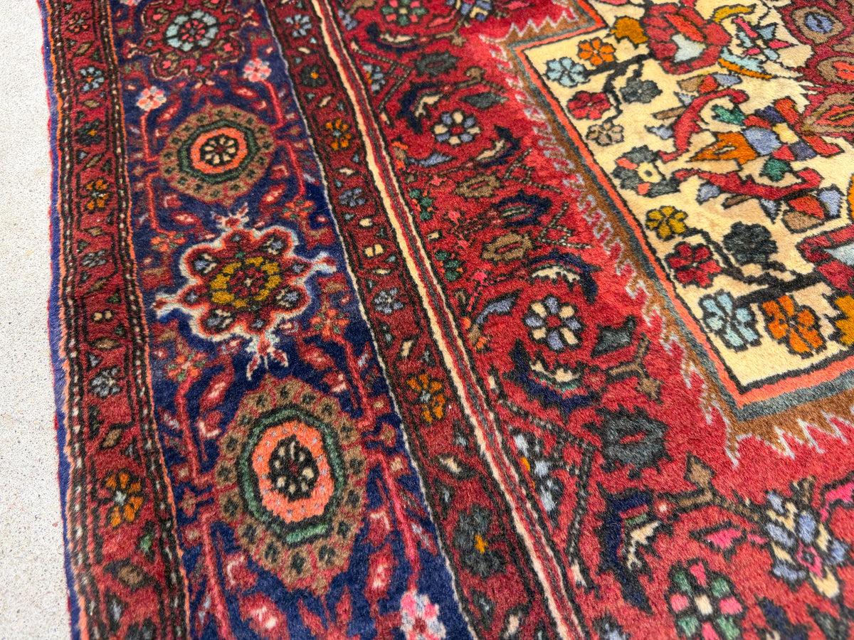 Hand-Knotted Persian Bidjar Gholtogh Rug - 3'8"x6'6"