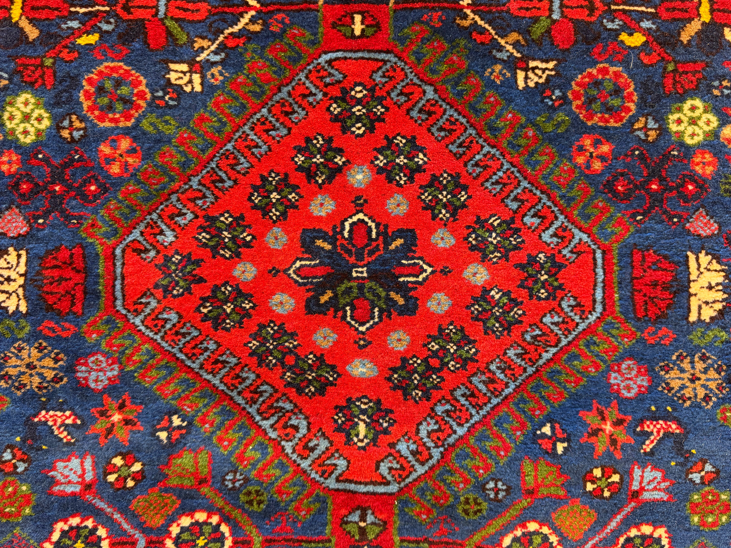 Hand-Knotted Yalameh Persian Runner - 2’11”x18’4”
