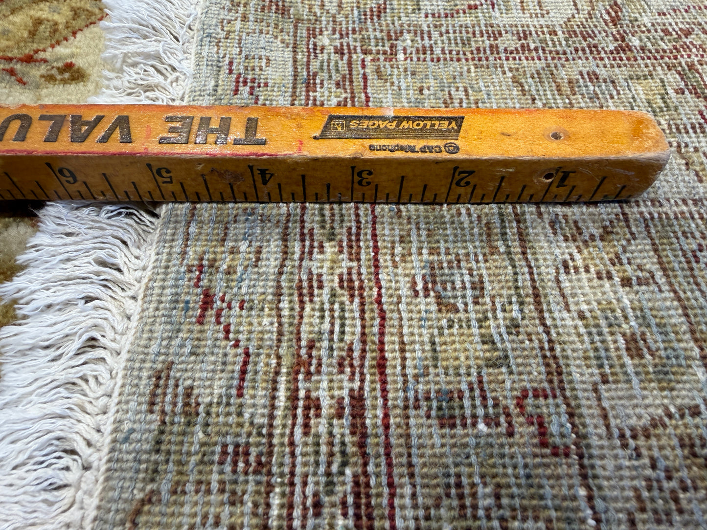 7’8”x9’11” Hand-Knotted Wool Agra Area Rug