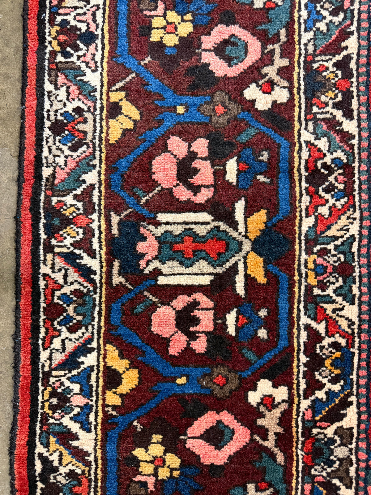 Hand-Knotted Persian Bakhtiari Rug - 9’1”x12’