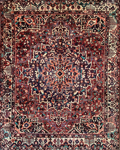 Hand-Knotted Persian Bakhtiari Rug - 10’2”x12’9”