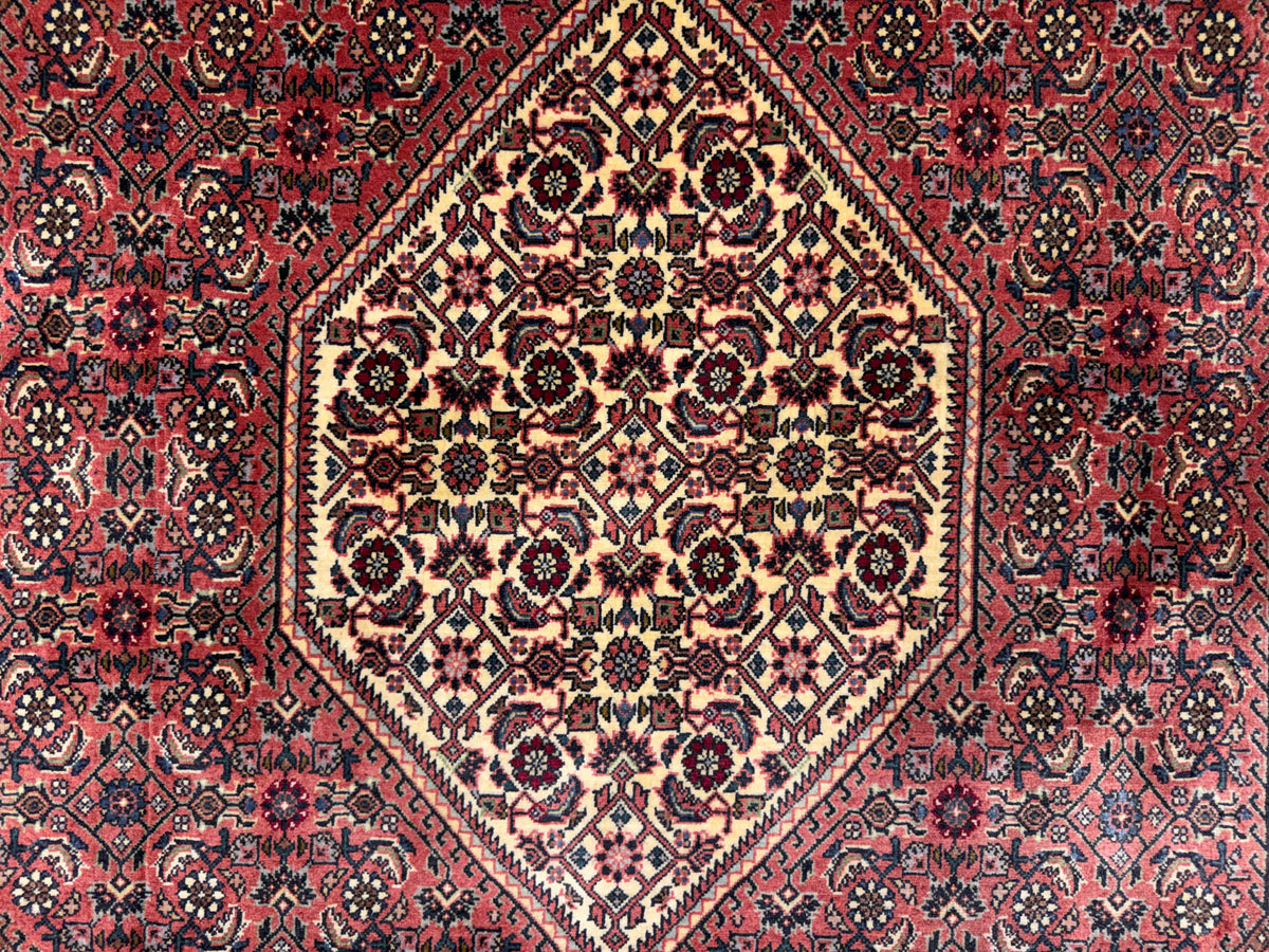 Hand-Knotted Persian Bidjar Rug - 3'8"x6'1"