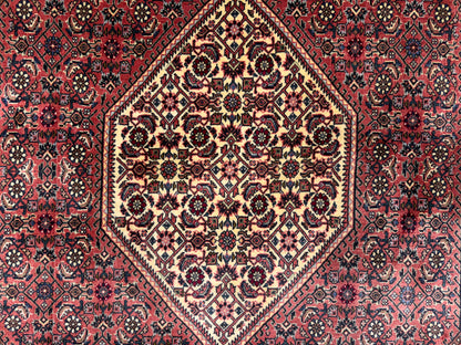 Hand-Knotted Persian Bidjar Rug - 3'8"x6'1"