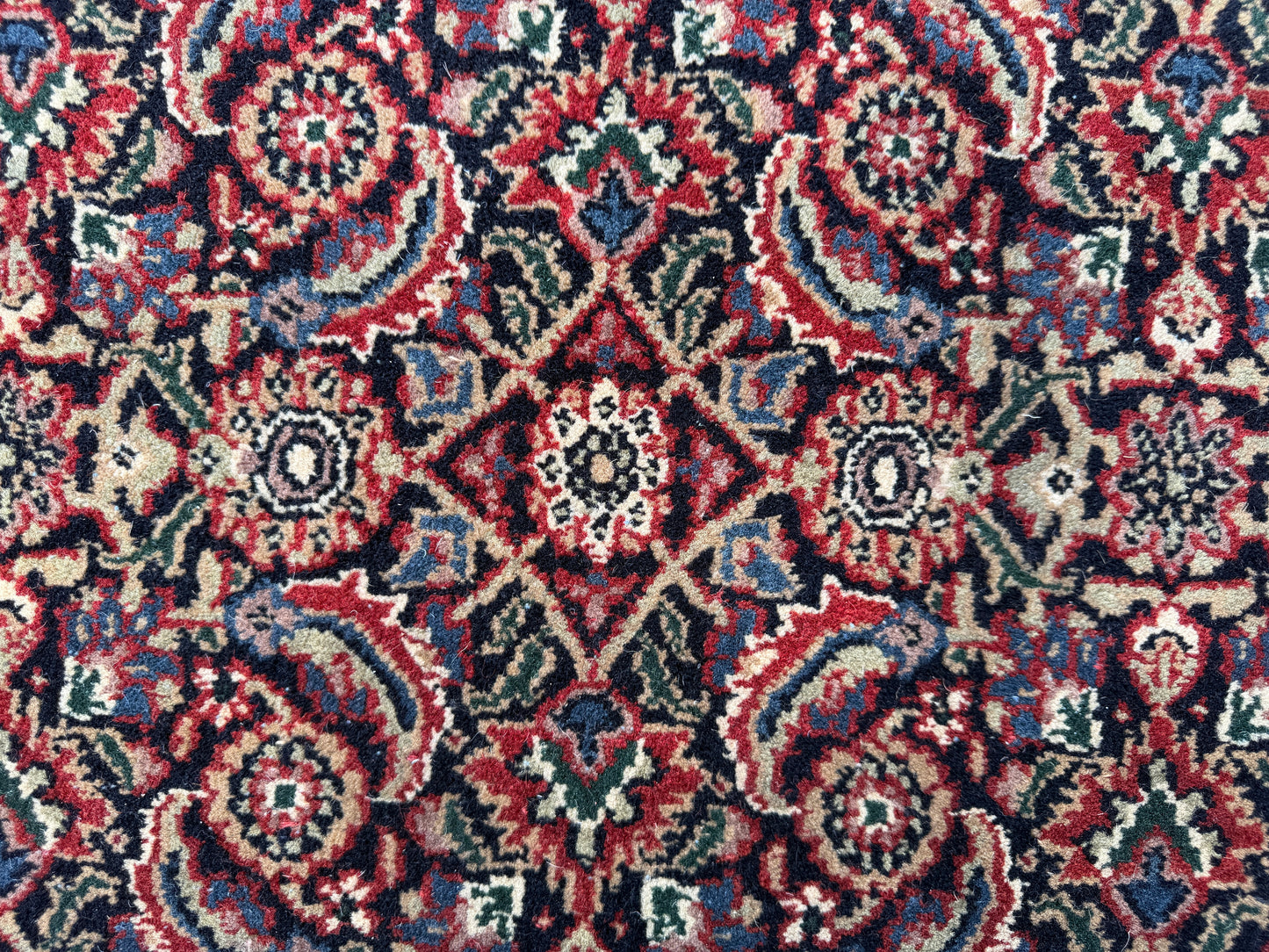 Hand-Knotted Persian Herati Rug - 11’9”x14’5”