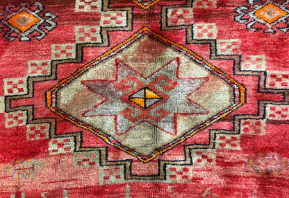 5’7”x10’7” Antique Hand-Knotted Wool Russian Kazak Oriental Rug 5x10 Handmade Carpet