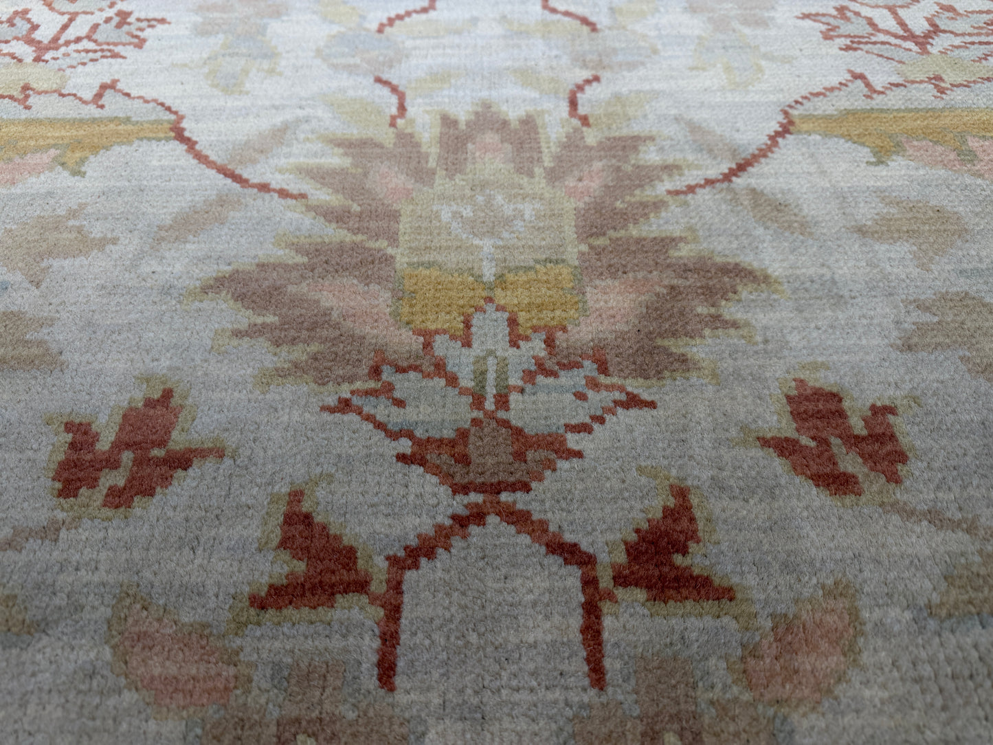 Hand-Knotted Oushak Rug - 8’1”x10’8”