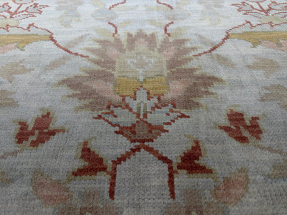 Hand-Knotted Oushak Rug - 8’1”x10’8”