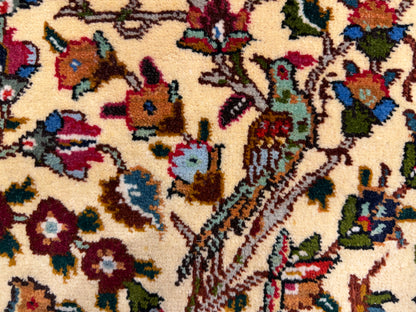 Hand-Knotted Persian Tabriz Rug - 2’x3’