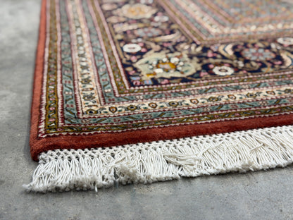 Hand-Knotted Persian Tabriz Mahi Rug - 6'8"x10'1"