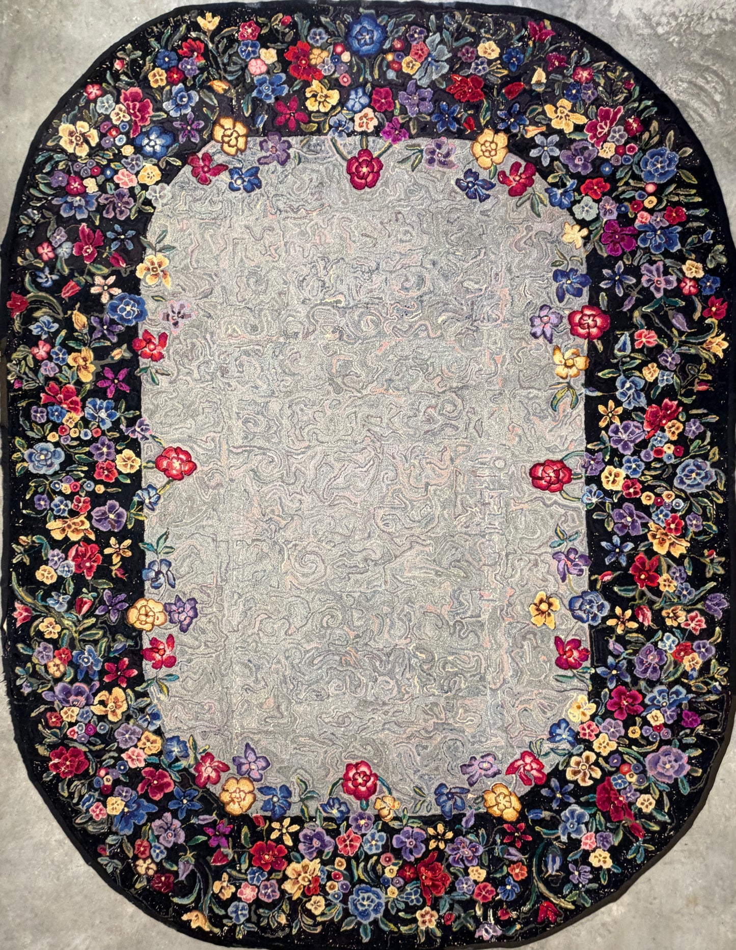 Antique French Needlepoint Rug - 8’3”x10’7”