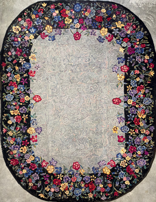 Antique French Needlepoint Rug - 8’3”x10’7”