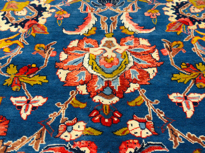 Antique Hand-Knotted Persian Varamin Rug - 10'6"x15'7"