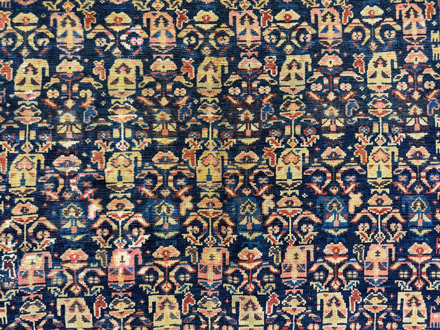 Hand-Knotted Persian Senneh Rug - 5’X9’9”