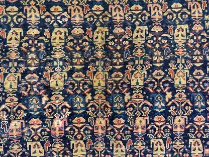Hand-Knotted Persian Senneh Rug - 5’X9’9”